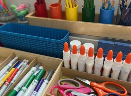 School Supplies at The Glen Montessori