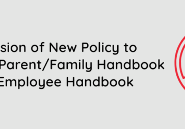Admission of New Policy to The Glen Parent/Family Handbook and Employee Handbook